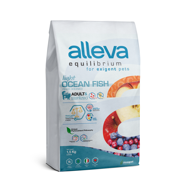 Alleva Equilibrium Sterilized Fish сухой корм для стерилизованных кошек рыба - 1,5 кг