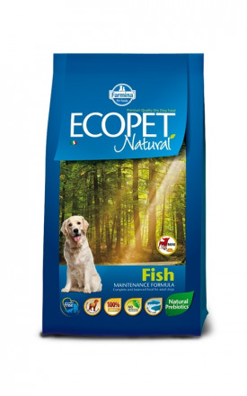 Farmina Ecopet Natural Fish Mini сухой корм для взрослых собак мелких пород с рыбой - 2,5 кг