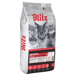Blitz Classic Adult Cats Chicken сухой корм для взрослых кошек, с курицей - 2 кг