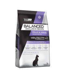 Vitalcan Balanced Cat Adult Exclusive Recipe сухой корм для взрослых кошек с курицей и рисом - 3 кг