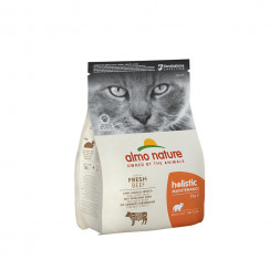 Almo Nature Holistic Adult Cat Beef &amp; Rice сухой корм класса холистик для взрослых кошек с говядиной и коричневым рисом - 2 кг