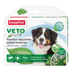 Beaphar Bio Spot On капли для собак крупных пород от блох, клещей и комаров - 6 пипеток
