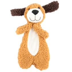 AROMADOG Rescue игрушка для собак Собачка без наполнителя, 30 см, с пищалкой, рыжая