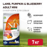 Изображение товара Farmina N&D Pumpkin Dog Grain Free Lamb & Blueberry Adult Mini сухой беззерновой корм для взрослых собак мелких пород с ягненком, черникой и тыквой - 7 кг