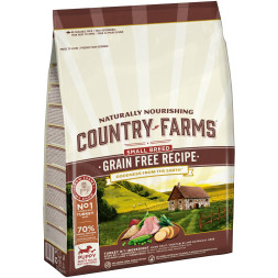 Country Farms сухой беззерновой полнорационный корм для щенков мелких пород с высоким содержанием индейки - 2,5 кг