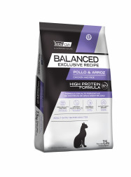 Vitalcan Balanced Cat Adult Exclusive Recipe сухой корм для взрослых кошек с курицей и рисом - 7,5 кг