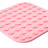 Mr.Kranch лизательный коврик для медленного поедания силиконовый, 20х20 см, розовый, с лопаткой
