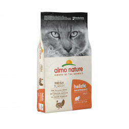 Almo Nature Holistic Adult Cat Turkey сухой корм класса холистик для взрослых кошек с индейкой - 12 кг