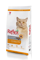 Reflex Adult Cat Food Chicken and Rice сухой корм для кошек, с курицей и рисом - 15 кг