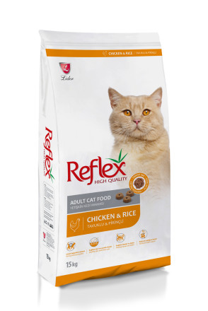 Reflex Adult Cat Food Chicken and Rice сухой корм для кошек, с курицей и рисом - 15 кг