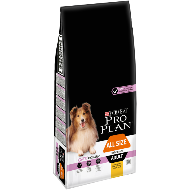 Pro Plan Adult Performance сухой корм для активных и рабочих взрослых собак с курицей и рисом - 14 кг