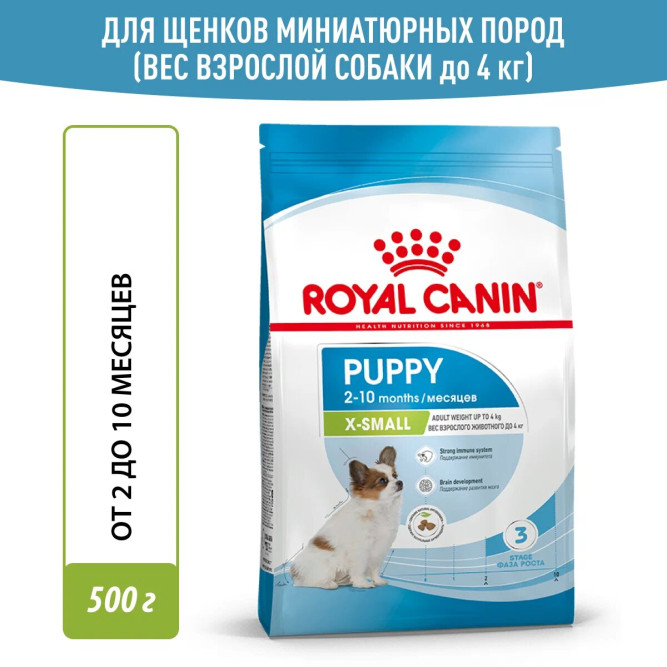 Royal Canin X - Small Puppy сухой корм для щенков миниатюрных пород - 500 г