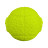 Mr.Kranch игрушка для собак Мяч с лапкой, неоново-желтый, 8 см