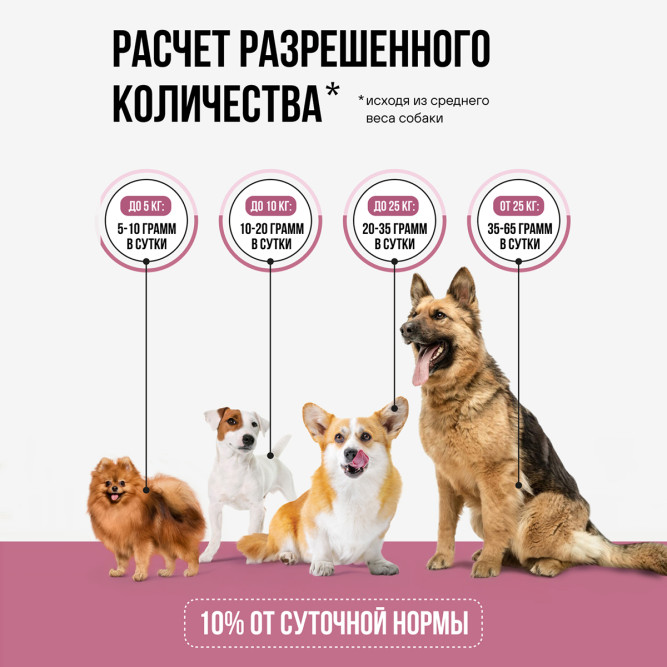 BOWL WOW лакомство сублимированное для взрослых собак и щенков всех пород, рубец говяжий - 65 г