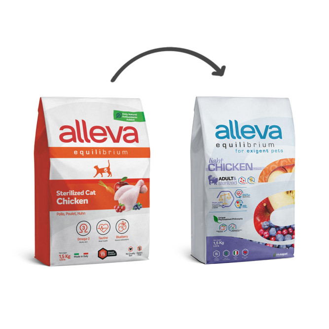 Alleva Equilibrium Adult Cat Sterilized Chicken сухой корм для взрослых стерилизованных кошек и кастрированных котов курица - 1,5 кг