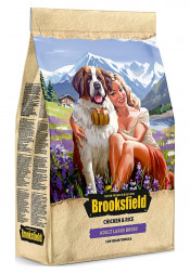 Brooksfield Dog Adult Large Breed сухой корм для взрослых собак крупных пород с курицей и рисом - 3 кг
