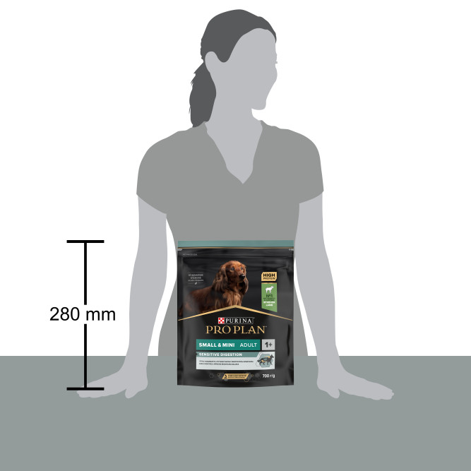 Pro Plan Adult Small&amp;Mini Sensitive Digestion сухой корм для собак мелких пород с чувствительным пищеварением с ягненком и рисом - 700 гр