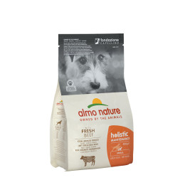 Almo Nature Holistic сухой корм для взрослых собак малых пород с говядиной - 400 г