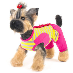 Happy Puppy костюм дачный для собак, розовый, размер M