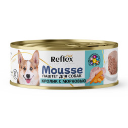 Reflex Gold влажный корм для взрослых собак всех пород с чувствительным пищеварением, кролик с морковью, паштет - 100 г х 8 шт