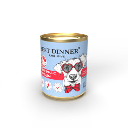 Best Dinner Exclusive Vet Profi Gastro Intestinal диетический влажный корм для взрослых собак с чувствительным пищеварением, с говядиной и сердцем, в консервах - 340 г х 6 шт