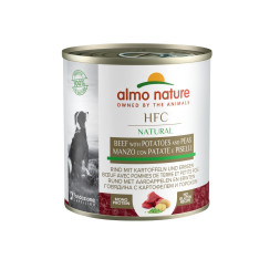 Almo Nature HFC Natural Beef with Potatoes and Peas консервы для взрослых собак, говядина с картофелем и горошком по-домашнему - 280 г х 12 шт