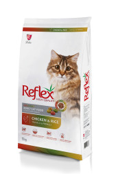 Reflex Adult Cat Food Gourmet Multi Color Chicken and Rice сухой корм для кошек, с курицей и рисом - 15 кг