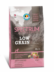 Spectrum Low Grain Puppy Medium And Large Breed сухой низкозерновой корм для щенков средних и крупных пород с ягненком и черникой - 2,5 кг