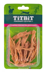 TiTBiT лакомство для кошек филе куриное соломка Б2-S - 22 г