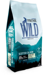 Prime Wild GF Scottish сухой беззерновой корм для взрослых кошек и котят, с лососем - 2 кг