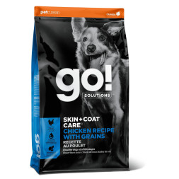 GO! Skin + Coat Chicken сухой корм для щенков и собак с цельной курицей, фруктами и овощами - 10 кг