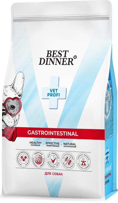 Best Dinner Vet Profi Gastrointestinal сухой корм для собак при проблемах пищеварения - 2 кг