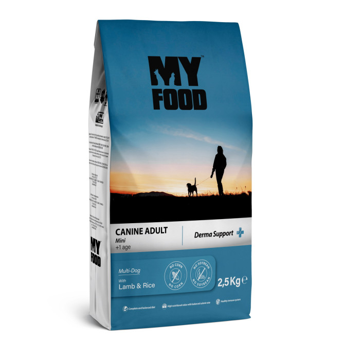 Myfood Canine Adult Mini Multi-Dog with Lamb &amp; Rice сухой корм для собак с ягненком и рисом - 2,5 кг