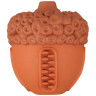 Изображение товара Mr.Kranch игрушка для собак Орех с пищалкой и ароматом сливок, коричневый, 8,5х10 см