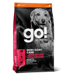 Go! SKIN + COAT Lamb Meal Recipe DF сухой корм для взрослых собак и щенков всех пород для кожи и шерсти, с ягненком - 1,59 кг