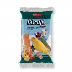 Padovan Biscuit fruit лакомство для декоративных птиц с фруктами и яйцом - 30 г