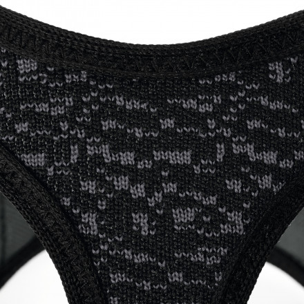 Hunter шлейка для собак Hilo Soft Comfort 31-33 см, сетчатый текстиль, черная