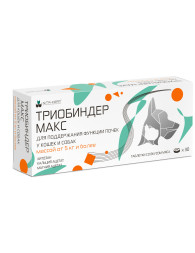 Триобиндер МАКС кормовая добавка для поддержания функции почек у кошек и собак - 30 таблеток