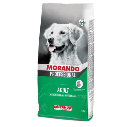 Morando Professional Cane сухой корм для взрослых собак с овощами - 15 кг