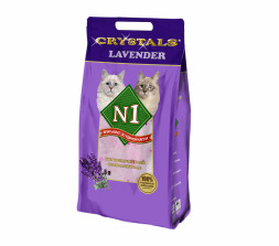 N1 Crystals Lavender наполнитель силикагелевый Лаванда - 12,5 л