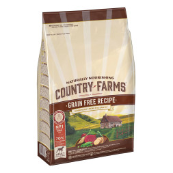 Country Farms сухой беззерновой корм для взрослых собак с говядиной - 2,5 кг