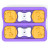 Nina Ottosson Brick Mini игра-головоломка для щенков и собак мелких пород, 2 уровень сложности (средний)