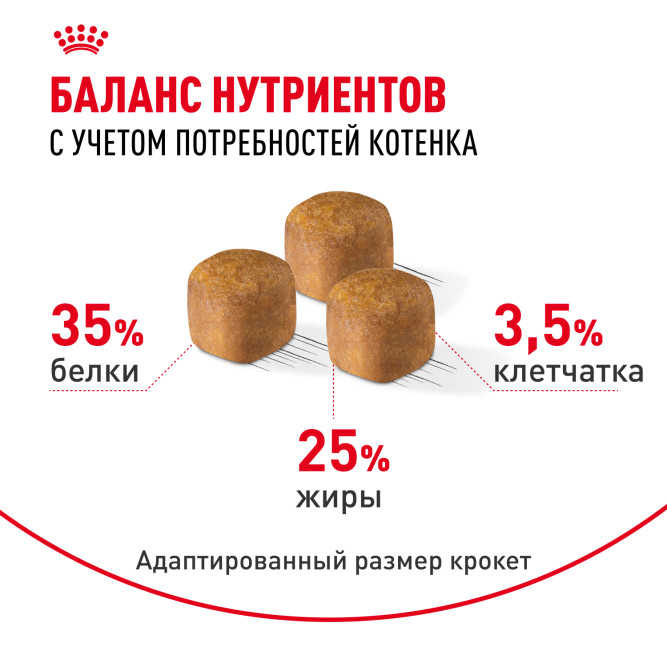 Royal Canin Sphynx Kitten сухой корм для котят пород Сфинкс до 12 месяцев - 2 кг