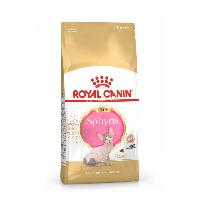 Royal Canin Sphynx Kitten сухой корм для котят пород Сфинкс до 12 месяцев - 2 кг