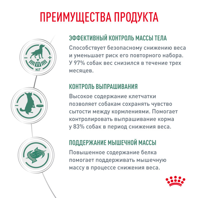 Royal Canin Satiety Weight Management SAT30 сухой корм для взрослых собак для контроля избыточного веса - 12 кг