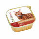 BioMenu влажный корм для взрослых кошек суфле с телятиной, в ламистерах  - 100 г х 15 шт