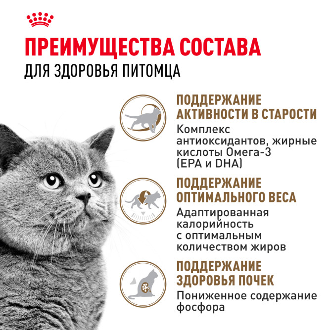 Royal Canin Ageing Sterilised 12+ сухой корм для стерилизованных стареющих кошек старше 12 лет - 400 г