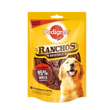 Pedigree Ranchos лакомство для собак с говядиной - 58 г