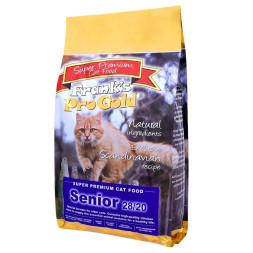 Frank's ProGold Cat Senior 28/20 сухой корм для пожилых для кошек, с курицей и рисом - 3 кг