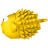 Mr.Kranch игрушка для собак Рыба-ёрш с ароматом сливок, желтая, 12 см